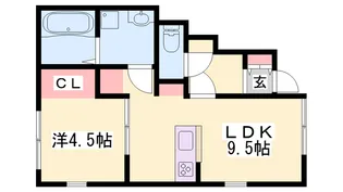 西蒲田新築ハイツ【1階】の間取り