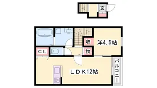 西蒲田新築ハイツ【2階】の間取り