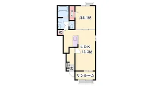 スピカ【1階】の間取り