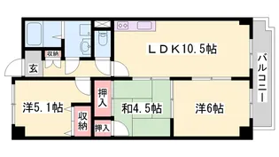 ファミール21【201号室】の間取り