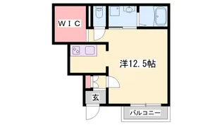 メゾン村川Ⅲ【102号室】の間取り