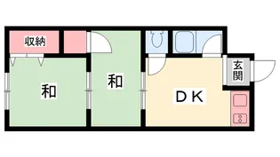 望月荘【103号室】の間取り