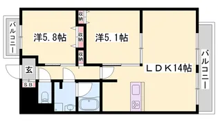 パーク・フォレスト【1階】の間取り