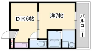 ヴィラナリー相生 1号棟【403号室】の間取り