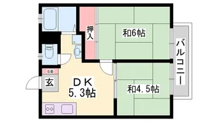 サンシティー蓼科N棟【205号室】の間取り