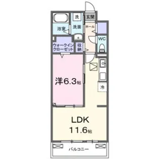 ロト フィオーレ【3階】の間取り