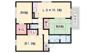 サンハイム・K【2階】の間取り