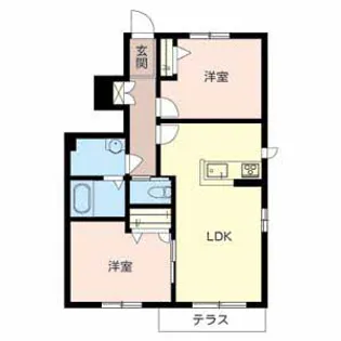 ハーモニー ヴィラ【101号室】の間取り