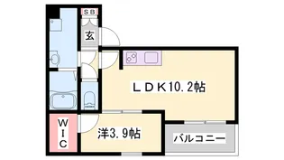 ジーメゾン大久保アスピダ【3階】の間取り