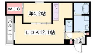 グレイス天野【1階】の間取り