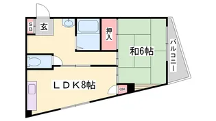 シャトークレール【3階】の間取り
