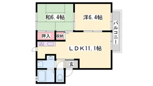 メゾンソレイユ【1階】の間取り