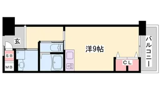 エイジングコート姫路【9階】の間取り