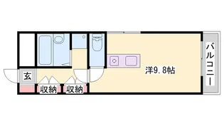 ペシュ モトシオ【202号室】の間取り