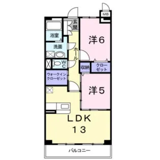 グラン・アビタシオン【503号室】の間取り