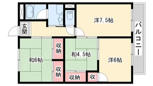 グレースマンション日飼【103号室】の間取り
