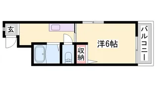 カサグランデモモ【401号室】の間取り