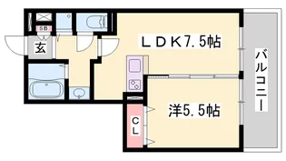 パークハイム参番館 A棟【105号室】の間取り