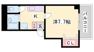 クレアトゥールOTSUKA【303号室】の間取り