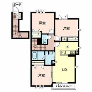 シャーメゾンラミティエ【0201号室】の間取り