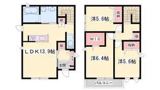 メゾンメルベーユ阿保【B号室】の間取り