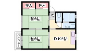 ラ・フォーレ・ヒロIII【2階】の間取り