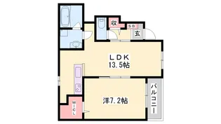 プチKハウス【1階】の間取り