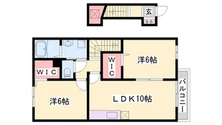 スターダスト光【2階】の間取り