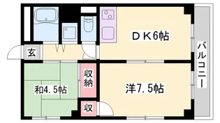 ベルトピア手柄Ⅲ【304号室】の間取り