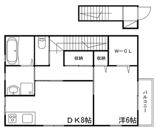 レクエルドパレス【202号室】の間取り