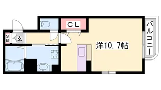 プラシード・和坂【204号室】の間取り
