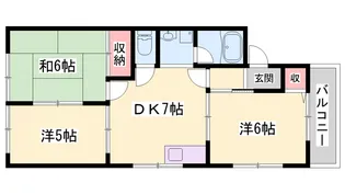 エトワール【O号室】の間取り