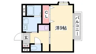 アヴェニュー谷川【2階】の間取り