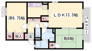 パーム・コート【2階】の間取り