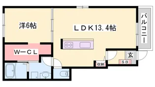 アルモニー・M【1階】の間取り