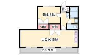 ウィズ【101号室】の間取り
