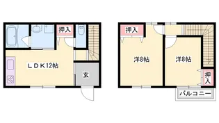 Young Frau【1階】の間取り