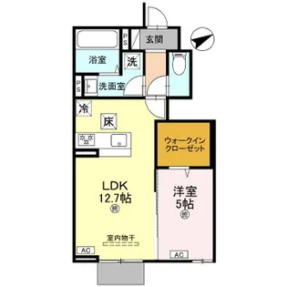 Anpool B棟【1階】の間取り