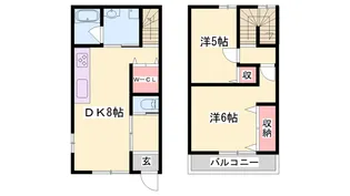 Young Frau【1階】の間取り