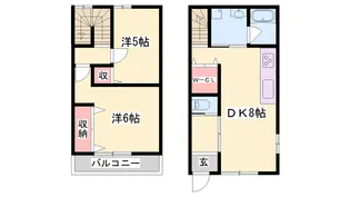 Young Frau【1階】の間取り