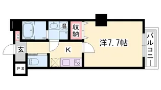 レジデンスM姫路【5階】の間取り