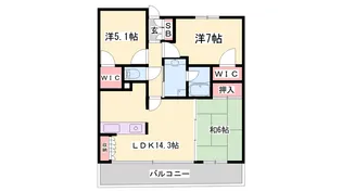 ファーミンスペリオ加古川【-号室】の間取り