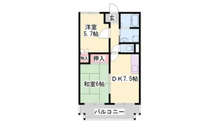 エクレール【305号室】の間取り