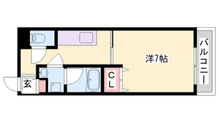 ベルドミール西二階町【302号室】の間取り