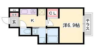 メゾンアラモード【1階】の間取り