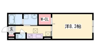 クロユリ【2階】の間取り