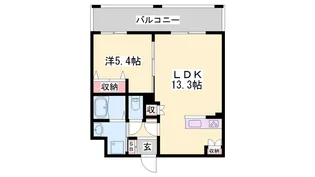 Diamond Green【1階】の間取り