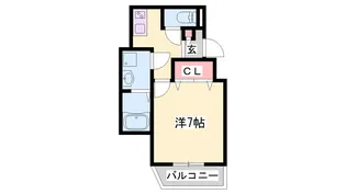 ALEGRIA姫路東【2階】の間取り