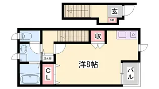 ル・シエール姫路【2階】の間取り
