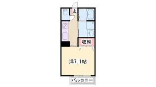 ロイヤルハイツ上本町【2階】の間取り